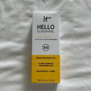 IT Cosmetics Hello Sunshine Invisible Sunscreen For Face SPF 50